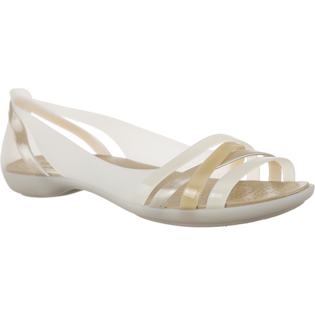 Crocs Isabella Huarache 2 Appartamento In Ciottoli Di Ostrica beige