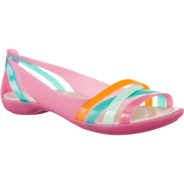 Crocs Isabella Huarache 2 Flat W Paradise Pink Rose Dust multicolore