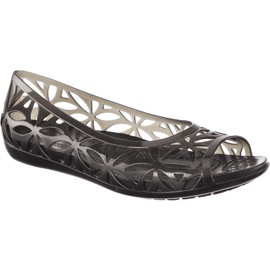 Crocs Isabella Jelly II Flat Black Black nero