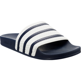 Adidas Adilette 220 bianca blu navy