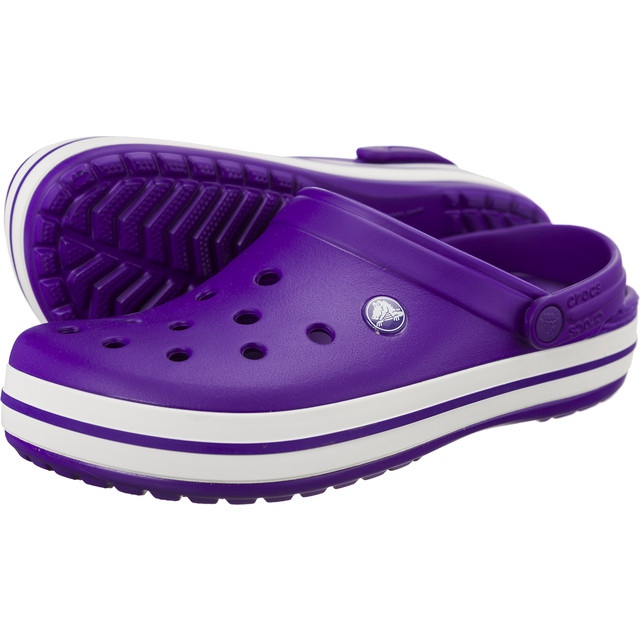 Crocs Crocband Ultraviolet Bianco multicolore
