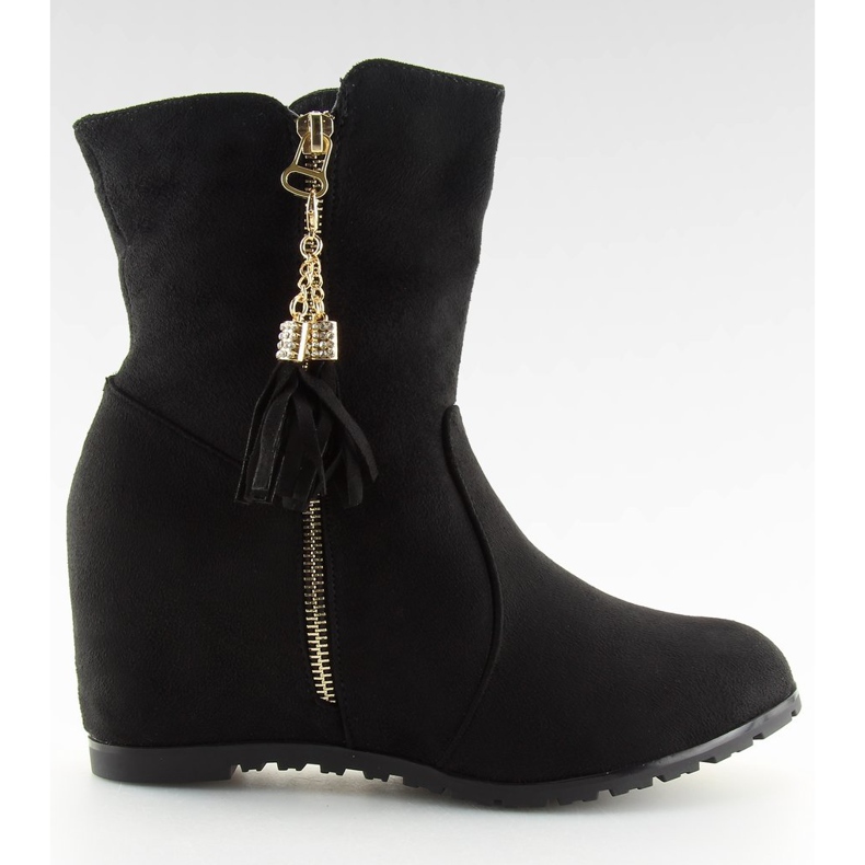 Stivaletti neri AB02-36 Nero
