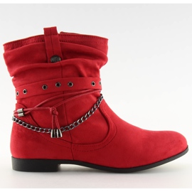 Stivaletti rosso 3767 rosso