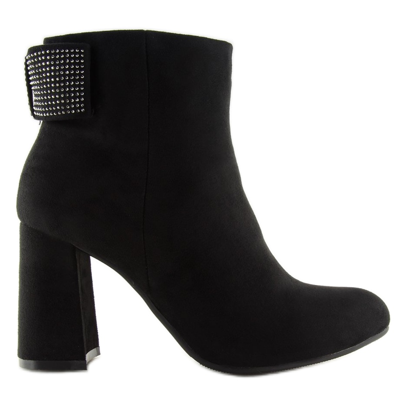 Stivali neri con tacco alto Z199 Black nero