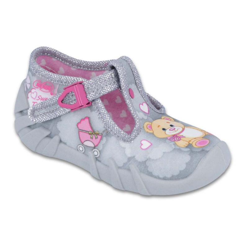 Scarpe per bambini Befado 110P349 grigio rosa