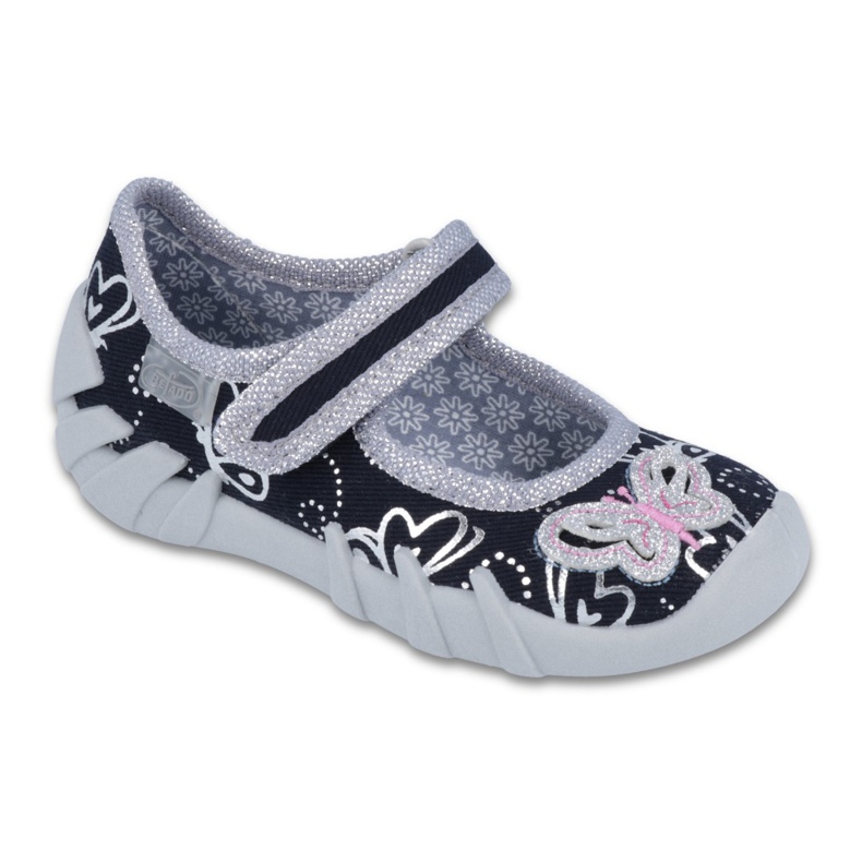 Scarpe per bambini Befado 109P177 grigio blu navy