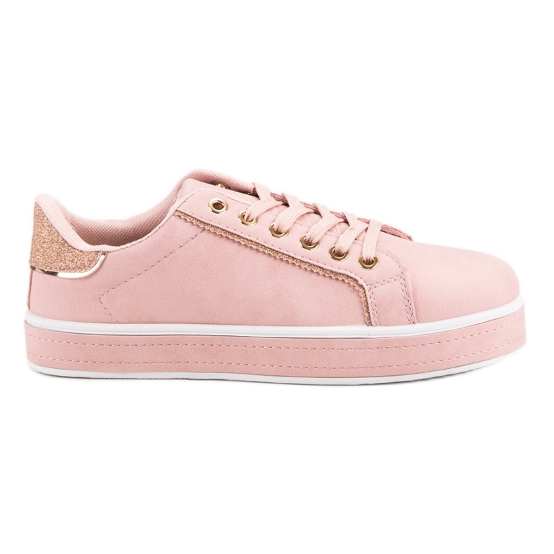 Scarpe sportive comode giallo rosa