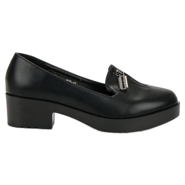 Comer Scarpe nere col tacco alto nero