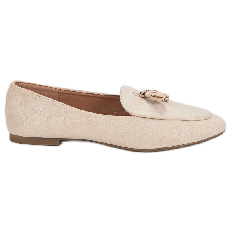 Small Swan Mocassini con glitter rosa