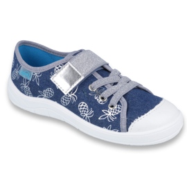 Scarpe per bambini Befado 251Y125 blu grigio