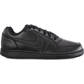 Nike Ebernon Low 003 Black Black nero