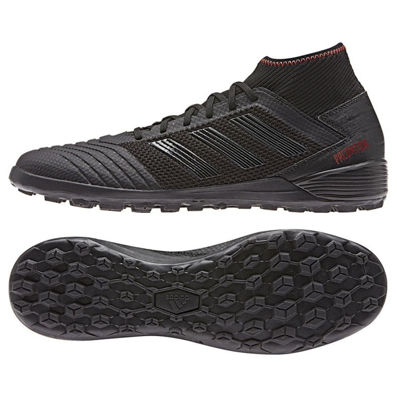 Scarpe da calcio Adidas Predator 19.3 Tf M D97961 multicolore nero