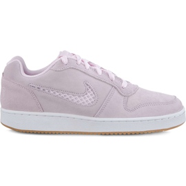 Nike Wmns Ebernon Low Prem 600 Pink Foam Pink Foam Black viola rosa