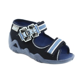 Pantofole Befado sandali scarpe per bambini 250P065 blu navy blu