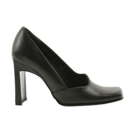 Décolleté in pelle Atut 988 nero