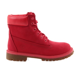 Timberland 6 POLLICI PREMIUM IMPERMEABILE rosso