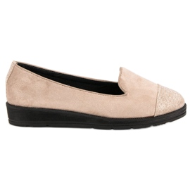 Signori in pelle scamosciata beige