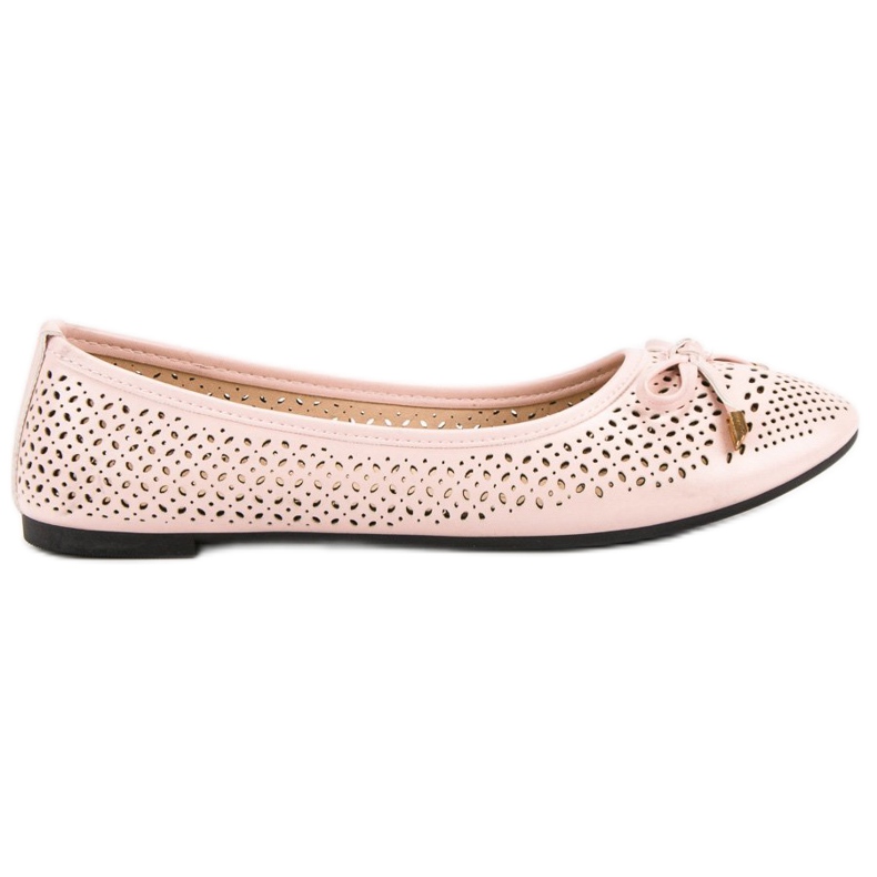 Ballerine traforate rosa