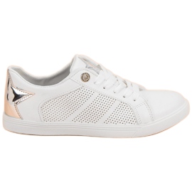 Scarpe sportive basse bianca grigio