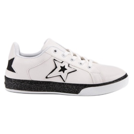 Scarpe sportive da donna bianco nero