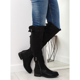 Stivali neri da donna 228-PG Black II-GAT nero