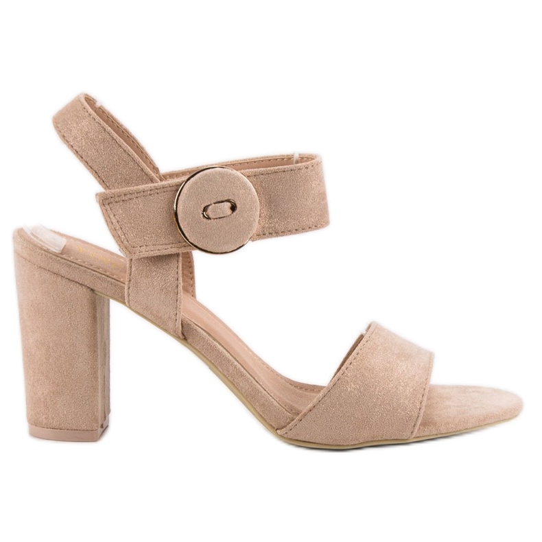 Sandali beige sul bar VINCEZA
