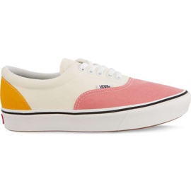 Vans Rosa di fragola di tela di Comfycush Era bianco giallo multicolore