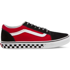 Vans Old Skool VI7 Logo Pop Black True White nero multicolore rosso