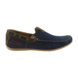 Riko mascasins Navy/Brown 781 blu