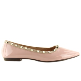 Ballerine con borchie rosa 127-16 Pink