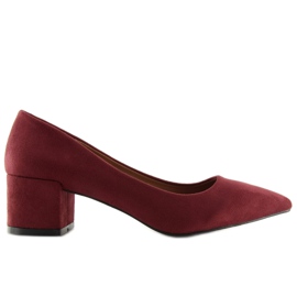 Décolleté con tacco alto bordeaux 5186 Wine Red rosso