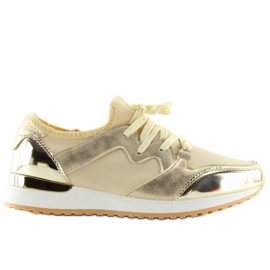 Scarpe sportive dorate 6241 Oro d'oro