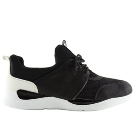 BY-069 Scarpe sportive nere ultra leggere nere nero