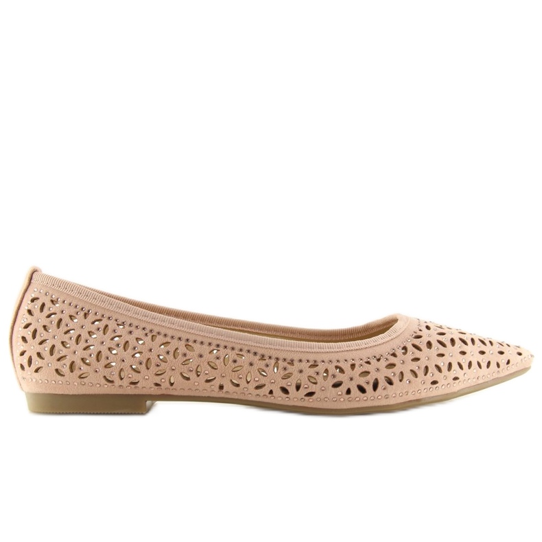 Ballerine rosa traforate 127-25 Rosa