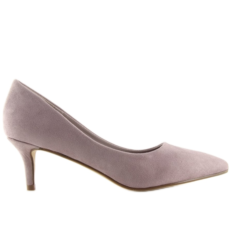 Décolleté con tacco basso viola P-6377 Purple