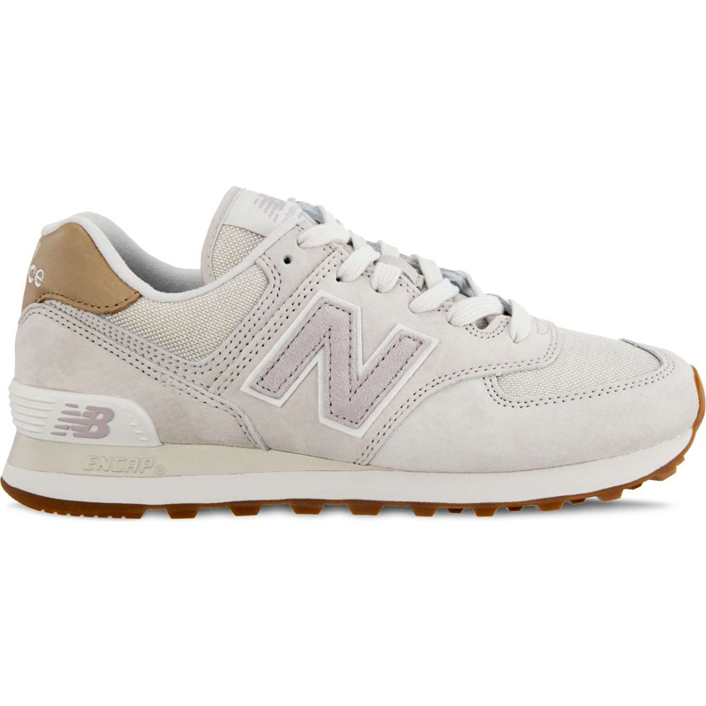 New Balance Wl574lcc Light Cliff Grey con leggero cashmere marrone multicolore