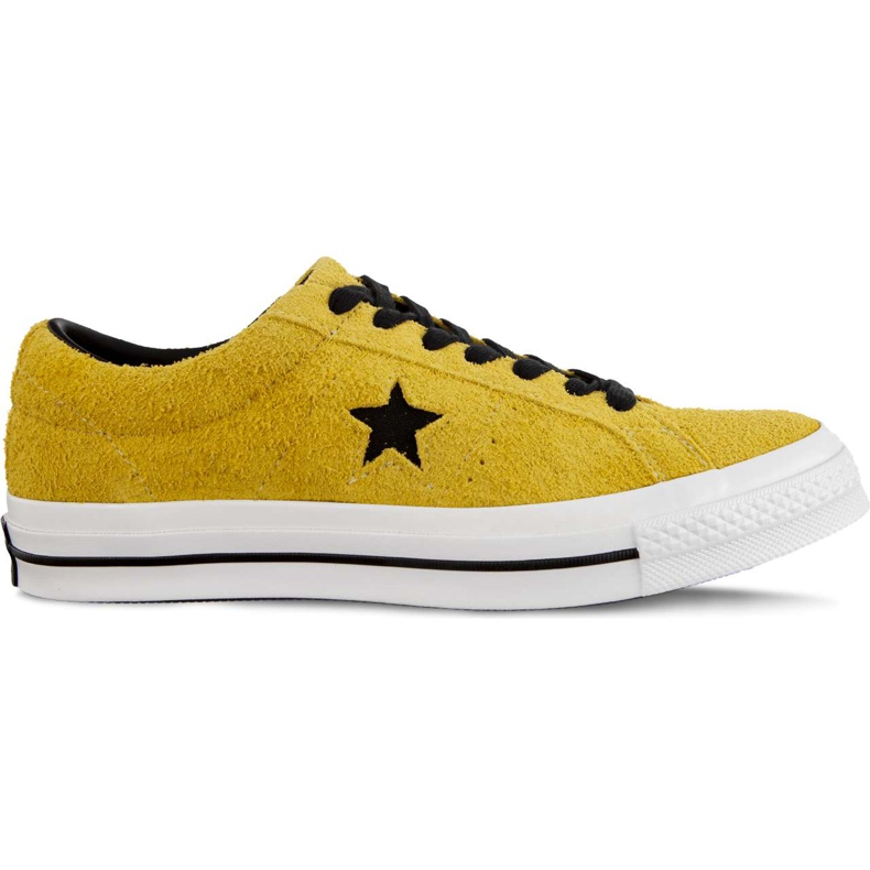 Converse One Star Dark Star C163245 Bold Citron Nero Bianco giallo