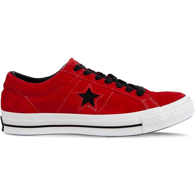 Converse One Star Dark Star C163246 Smalto Rosso Nero Bianco