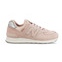 New Balance Wl574ops Sateen Tab Oyster Pink con argento metallizzato multicolore rosa grigio