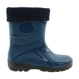 Demar stivali da pioggia scarpe da donna calzino caldo blu navy