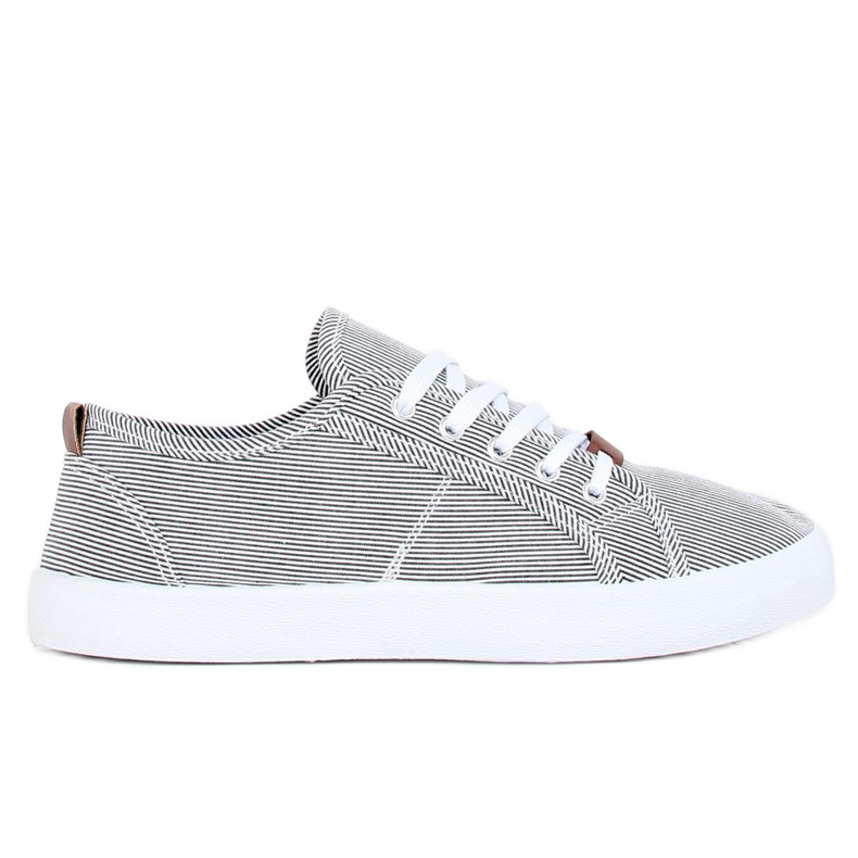 Sneakers a righe nere JX70P Black nero
