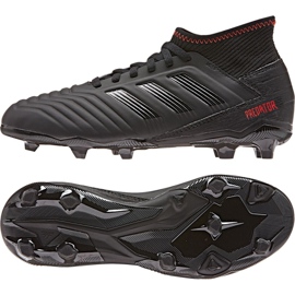 Scarpe da calcio Adidas Predator 19.3 Jr D98003 multicolore nero