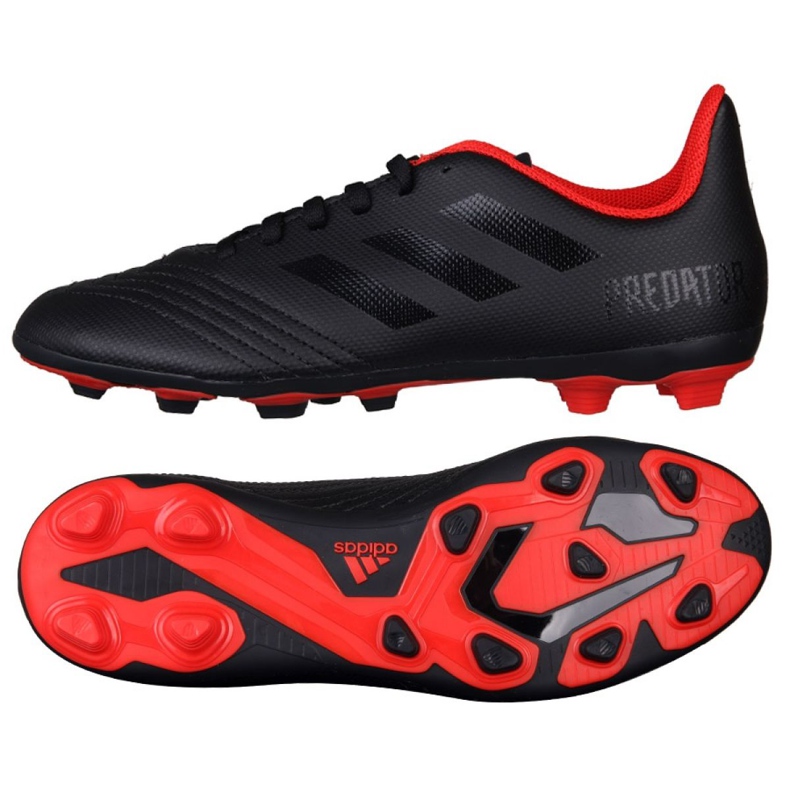 Scarpe da calcio Adidas Predator 19.4 FxG Jr G26980 nero nero