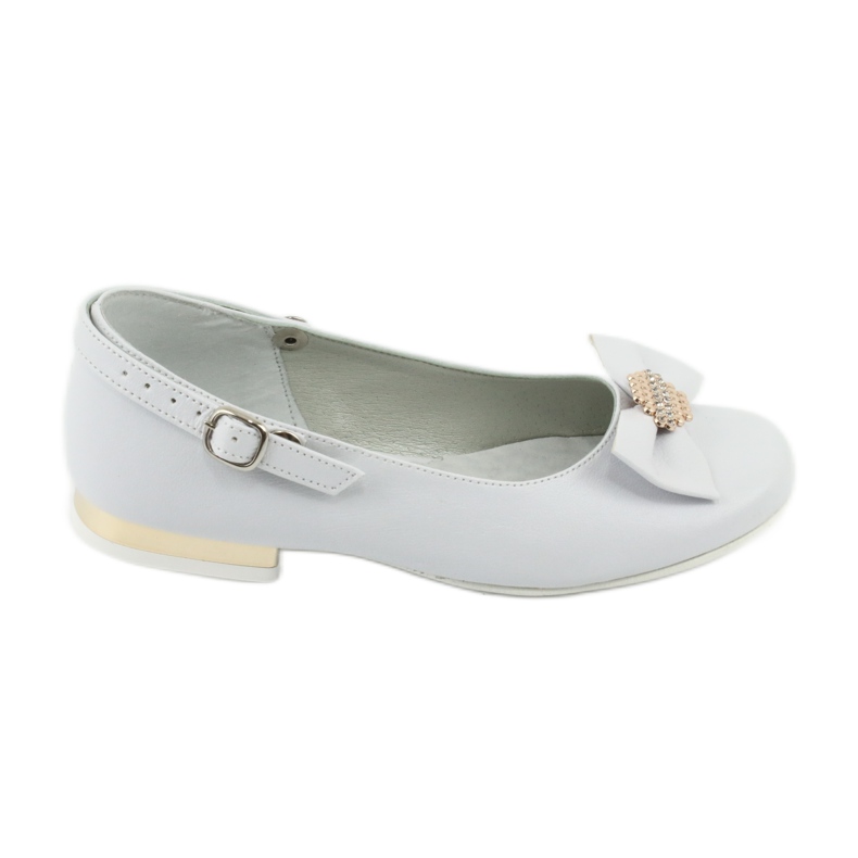 Miko ballerine comunione bambini bianche bianca giallo