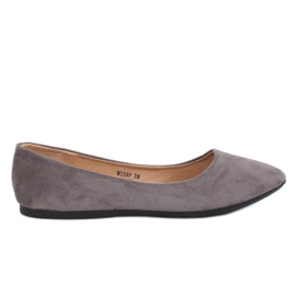 Ballerine naso grigio mandorla WD39P Grey