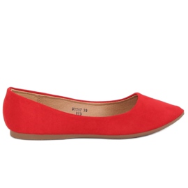 Ballerine rosso mandorla punte WD39P Red
