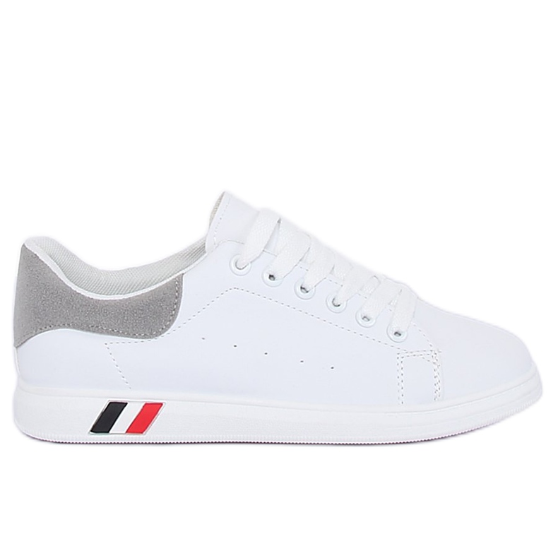 Sneakers da donna bianche e grigie BL147P Grey bianca