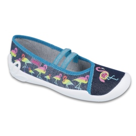 Scarpe per bambini Befado 116Y251 blu rosa blu navy