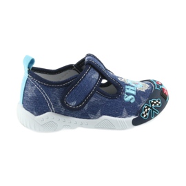 Sneakers da bambino American Club blu navy con velcro 26/19