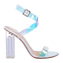 Sandali benzina 17-26B Argento grigio